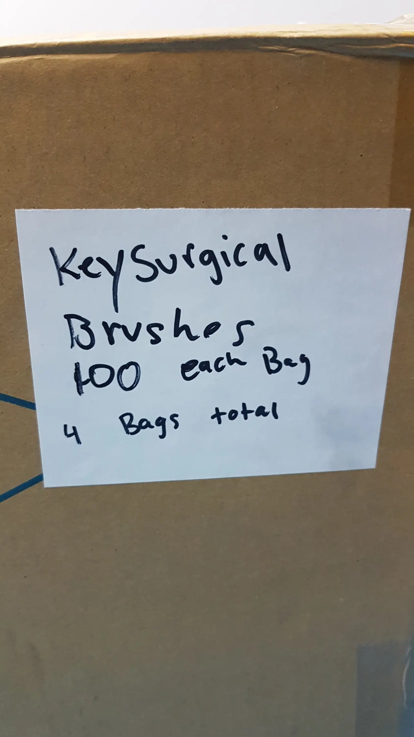 Lot of 100 Key Surgical Instrument Cleaning Brushes Toothbrush Style - Cleaning Brush