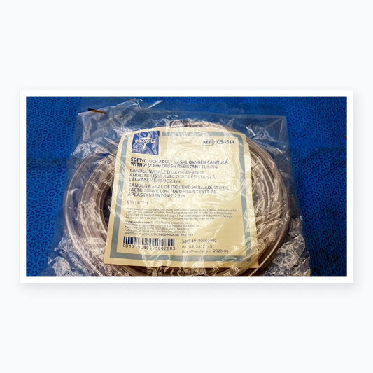 Lot of 104 Medline HCS4514 Adult Nasal Oxygen Cannula With 7ft Crush Resistant Tubing
