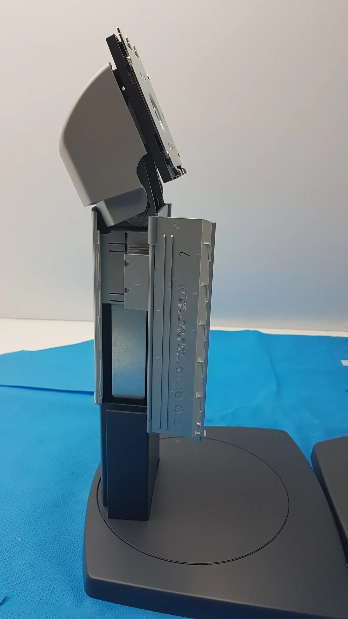Lot of 2 GE Single Head Medical Monitor Stands P/N V622530 - Medical monitor stand