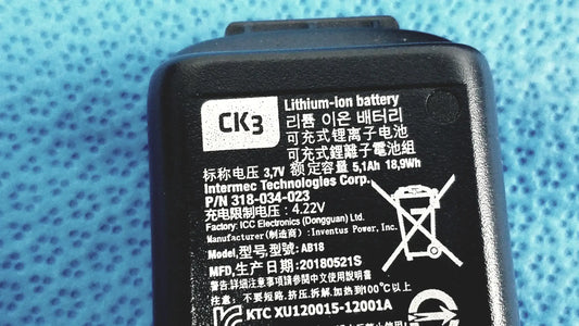 Intermec Lot of - 2 Intermec Lithium-Ion Battery Replacement P/N 318-033-021/318-034-023 Lithium‑Ion Replacement Batteries, second-hand product photo 2