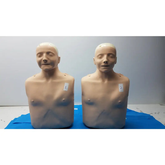 Lot of 2 Laerdal Little Anne Adult CPR Training Manikin Torsos EMS - CPR Training Manikin Torsos