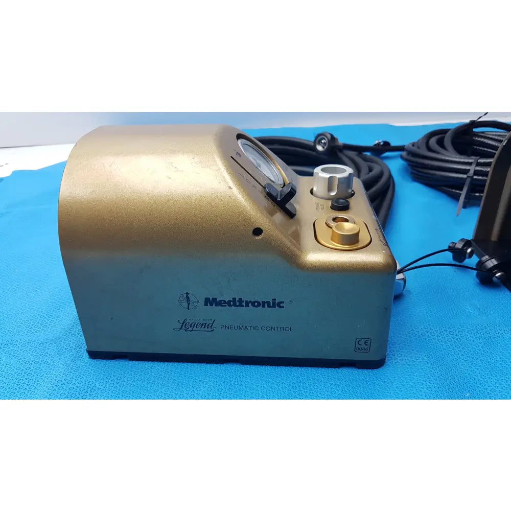 Lot of 2 Medtronic Midas Rex Legend Gold Pneumatic Drill Foot Control Unit - Pneumatic Drill Foot Control Unit