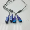 Lot of 2 Nellcor DOC-10 Cable SPO2 Extension Adapter Cable