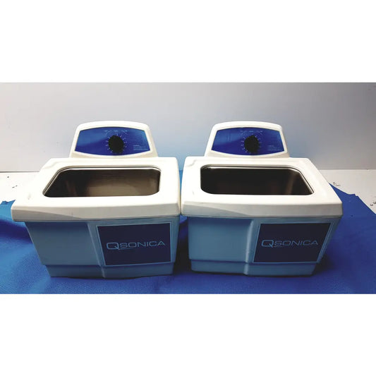 Lot of 2 Qsonica C75T Ultrasonic Cleaners - Mechanical Ultrasonic Cleaner