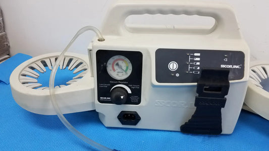 SSCOR Lot of 2 SSCOR 2314 Duet Portable Aspirator Portable Aspirator / Suction Unit, second-hand product photo 2