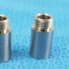 Lot of - 2 Stainless Steel Male to Female Nipple Pipe Fitting Extension