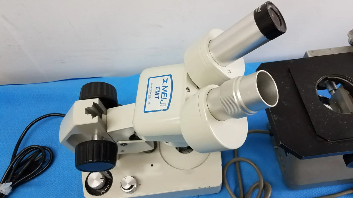 N/A Lot of 2 Stereo Microscope With CK Inverted Binocular Microscope Microscopes, as-is (for parts) product photo 21