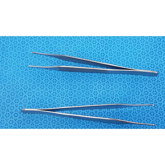 Centurion Pakistan LOT OF 2 T/C Adson Tissue Kocher Forceps 1x2 Teeth 4.75" – Tungsten Carbide Surgical Forceps, second-hand product photo 2