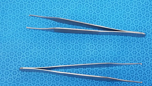 Centurion Pakistan LOT OF 2 T/C Adson Tissue Kocher Forceps 1x2 Teeth 4.75" – Tungsten Carbide Surgical Forceps, second-hand product photo 2