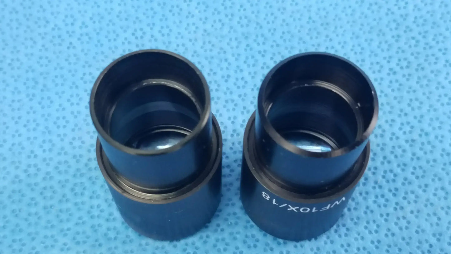 Reuse Medical Equipment Lot of - 2 WF10X/18 Wide Field Microscope Eyepieces Microscope Eyepieces, second-hand product photo 5