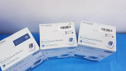 Life Source Lot of - 3 Life Source UA-651S-AC Blood Pressure Monitor With Cuff Blood Pressure Monitor, second-hand product photo 2