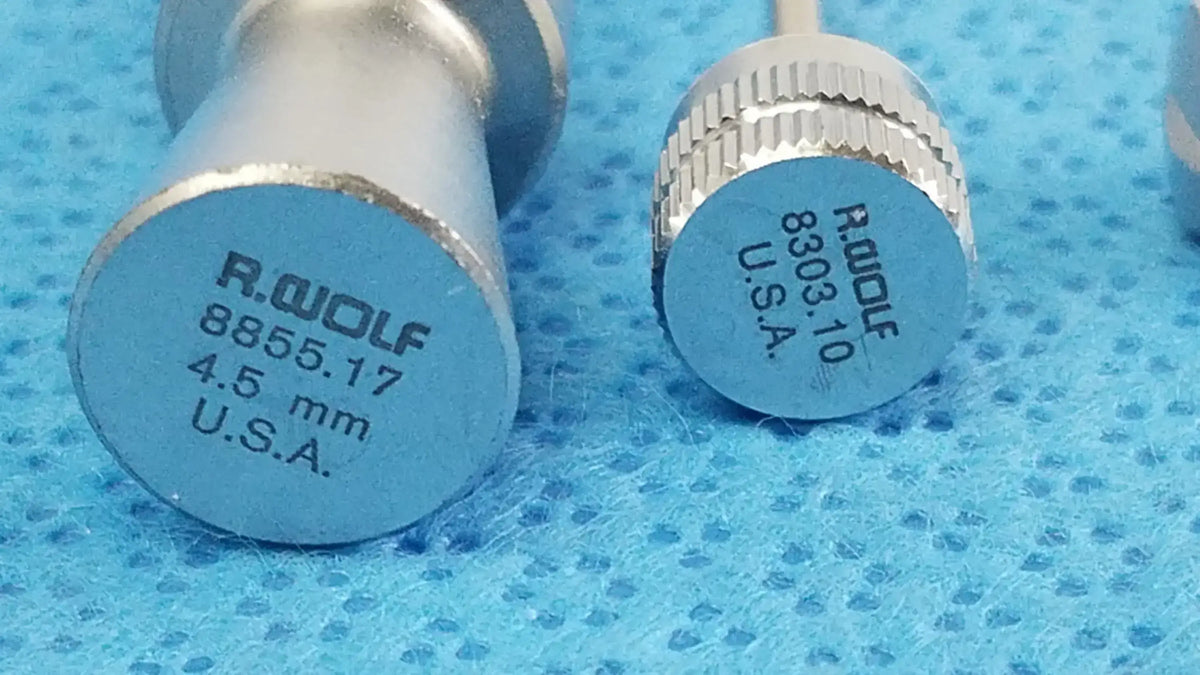 Wolf Lot of-3 R.Wolf 8303.09 Drainage Cannula With 8855.17 8303.10 Obturators Drainage Cannula with Obturators, second-hand product photo 13