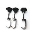 Lot of 3 Stainless Steel Fixture I-beam Clamp Tube Slot Pipe Clamp