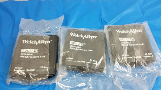Welch Allyn Lot of - 4 Welch Allyn Adult 11 Blood Pressure Cuffs Ref 5082-206-1 Blood Pressure Cuff, second-hand product photo 2