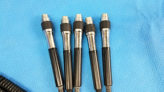 N/A Lot of 5 Coiled Cord and Handle Assembly For Wall Transformer Coiled Cord and Handle Assembly, second-hand product photo 2