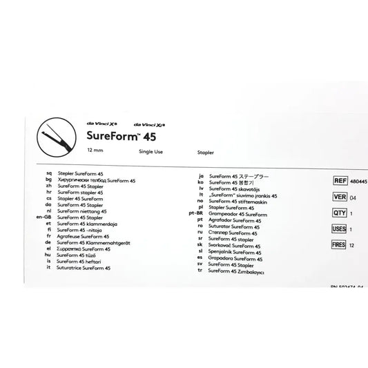 Intuitiive Lot of 5 Intuitiive Surgical DaVincii Xi REF 480445, SurreForm 45 Surgical Stapler Reload, second-hand product photo 2
