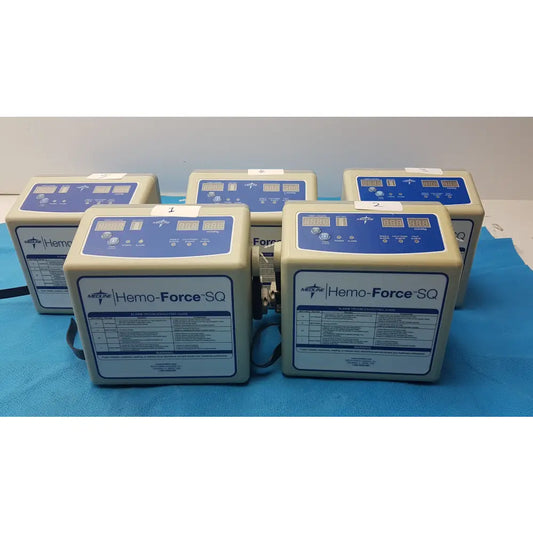 Lot of 5 Medline MDS600SQ Hemo Force SQ Sequential DVT Pump - Sequential Compression Device (SCD) / DVT Pump