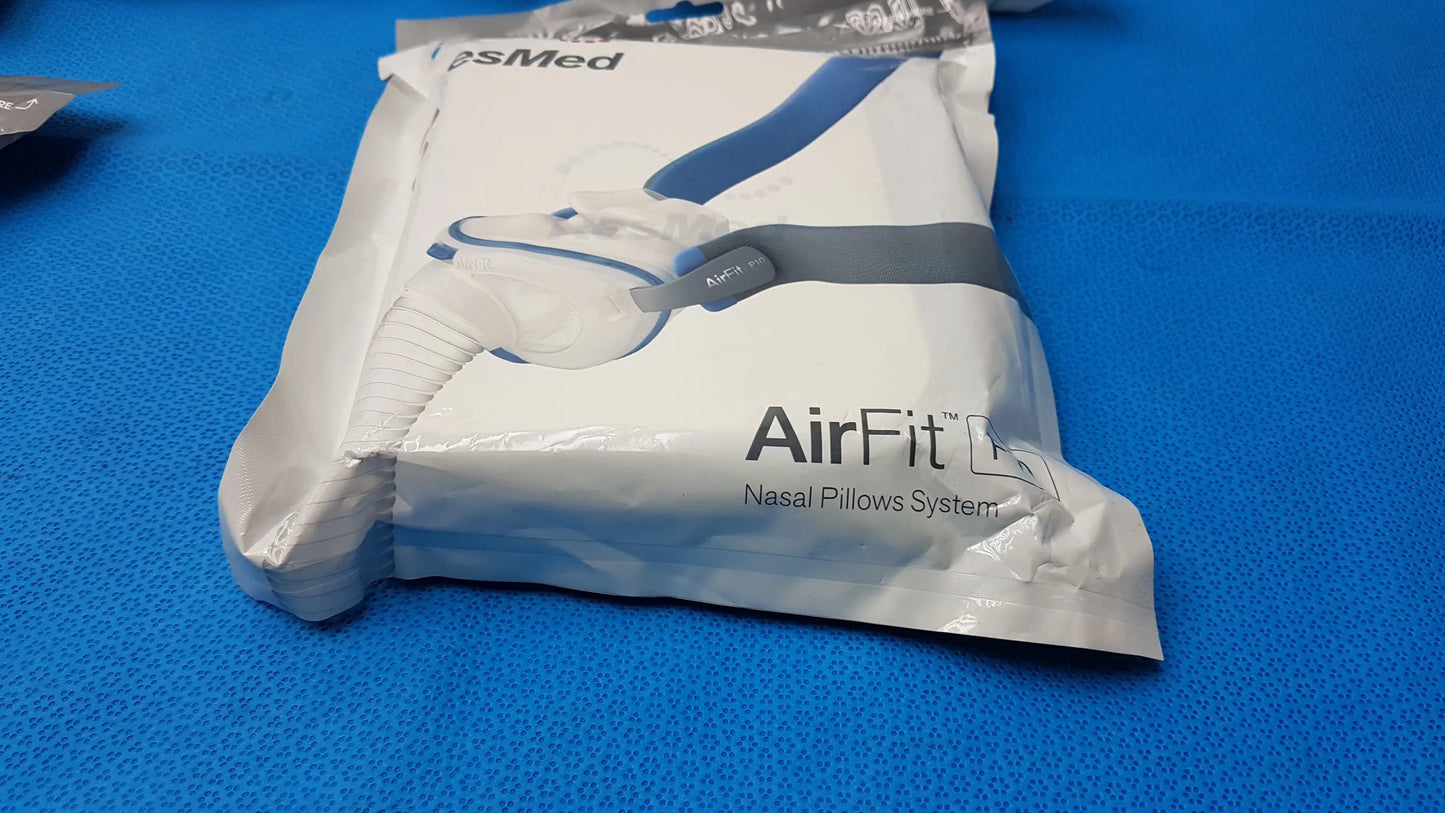 Lot of 5 ResMed AirFit P10 Nasal Pillow CPAP Masks Ref 62900 - Nasal Pillow CPAP Mask