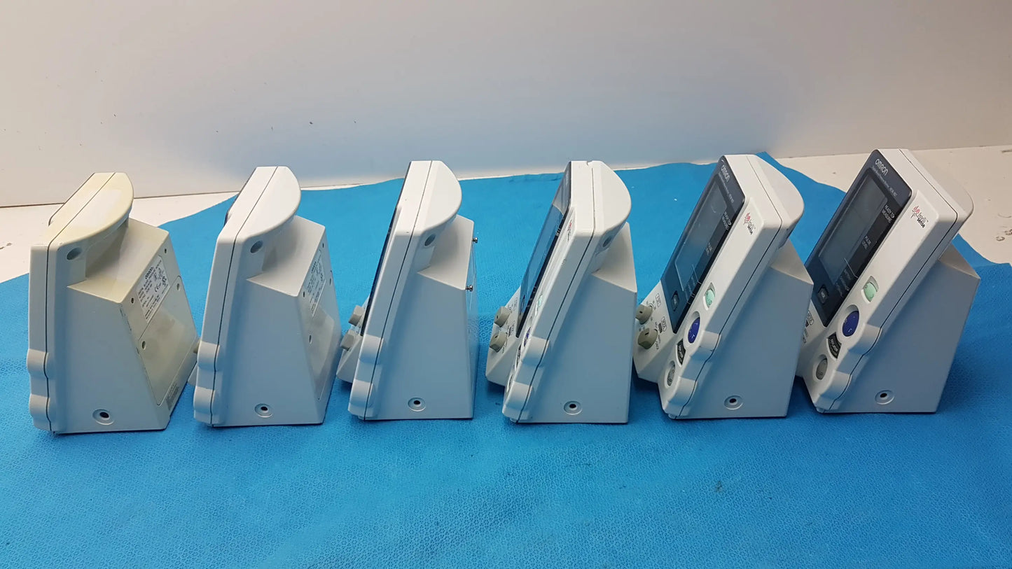 Lot of 6 Omron HEM-907 IntelliSense Digital Blood Pressure Monitor - Professional Digital Blood Pressure Monitor