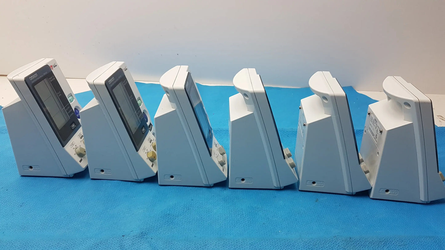 Lot of 6 Omron HEM-907XL Digital Blood Pressure Monitor - Professional Digital Blood Pressure Monitor
