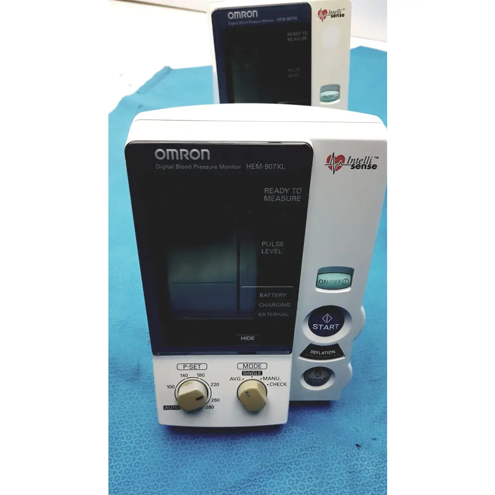 Lot of 6 Omron HEM-907XL IntelliSense Professional Digital Blood Pressure Monitor - Professional Digital Blood Pressure