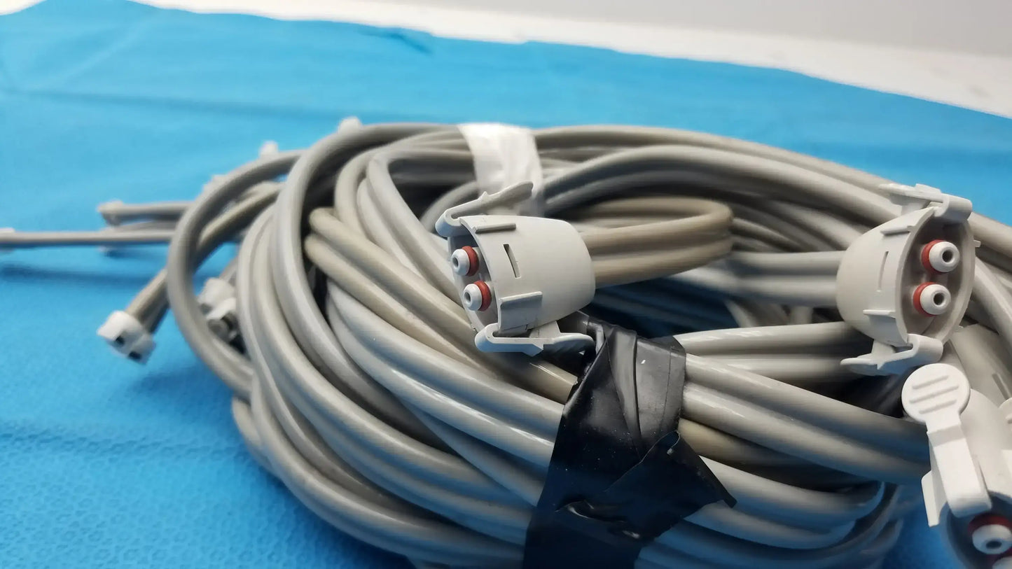 Reuse Medical Equipment LOT OF 9 Double Tube NIBP Blood Pressure Hose Fast Connector Vital Signs Monitor Accessories, second-hand product photo 11