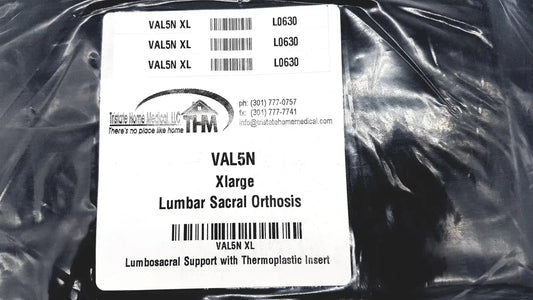 Reuse Medical Lumbar Sacral Orthosis VAL5N X-Large Lumbosacral Support W/Thermoplastic Insert Orthotics, Braces & Sleeves, second-hand product photo 1