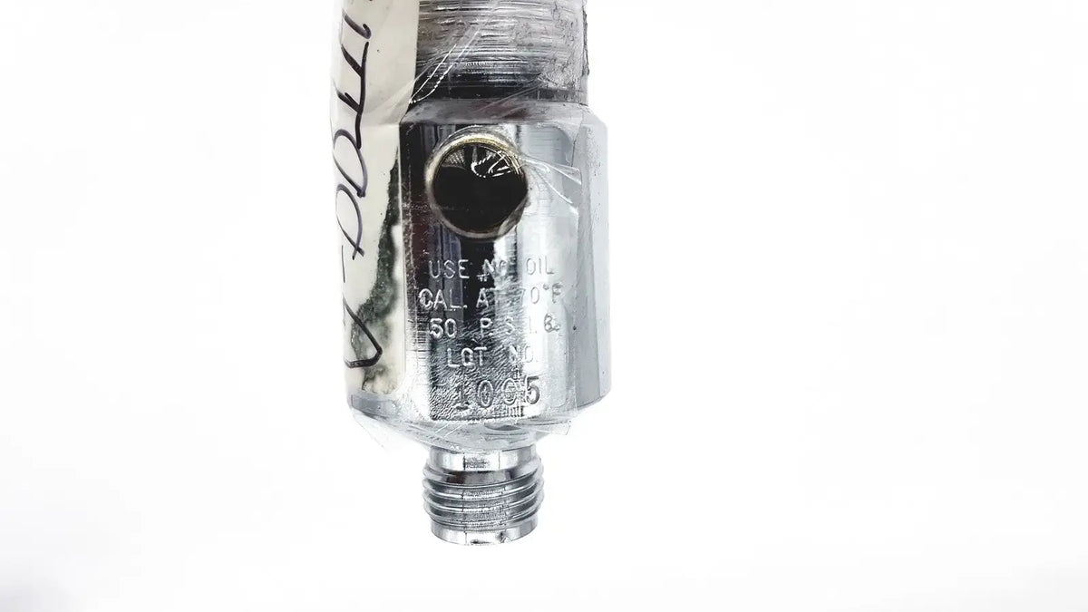 Generic Medical Oxygen LPM Read Center Of Ball LOT NO- 1005 Oxygen Flowmeter Label, as-is (for parts) product photo 12