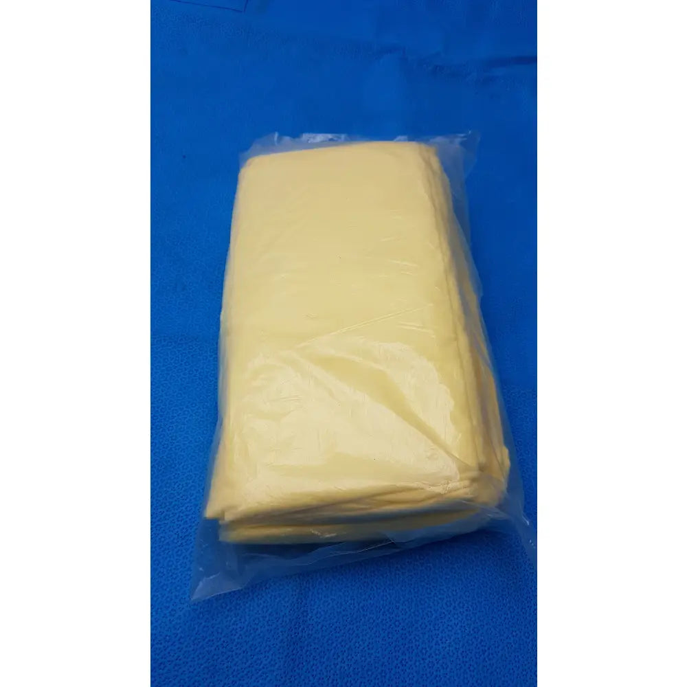 MediChoice Yellow Overhead SMS Isolation Gowns Size Large 10-Pack (Reorder 77779) - Isolation Gowns