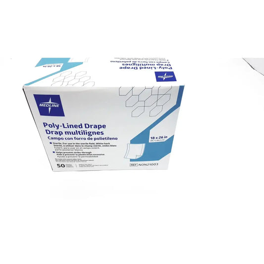 Reuse Medical Medline Poly-Lined Drape Drap Multilignes NON21003 18 x 26in Other Healthcare, Lab & Dental, second-hand product photo 1