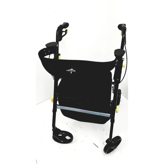 Reuse Medical Medline Rolling Walker MDS8684GBLKM With Hand Brakes and Cable Light 300lb Max Walkers & Canes, second-hand product photo 1