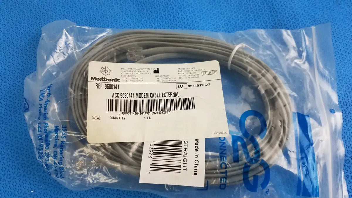 Reuse Medical Medtronic 9680141 External Modem Cable Medical Device Accessory Patient Monitors, second-hand product photo 1