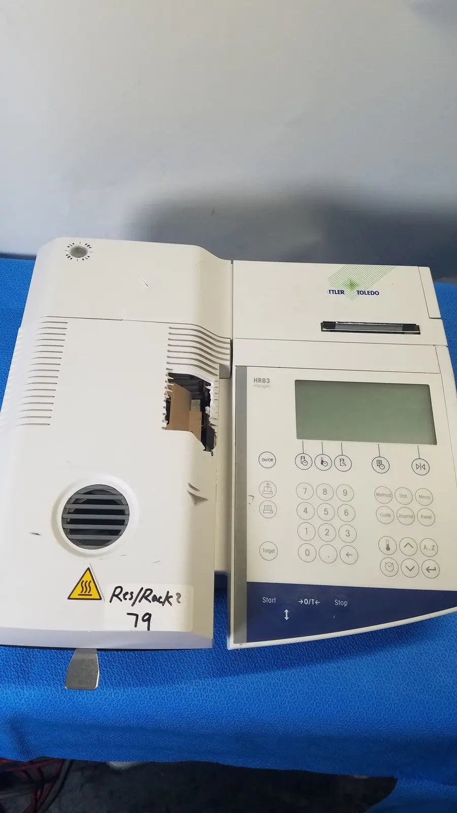 Reuse Medical Mettler Toledo HR83-P Halogen Moisture Analyzer Other Medical & Lab Equipment, as-is (for parts) product photo 1