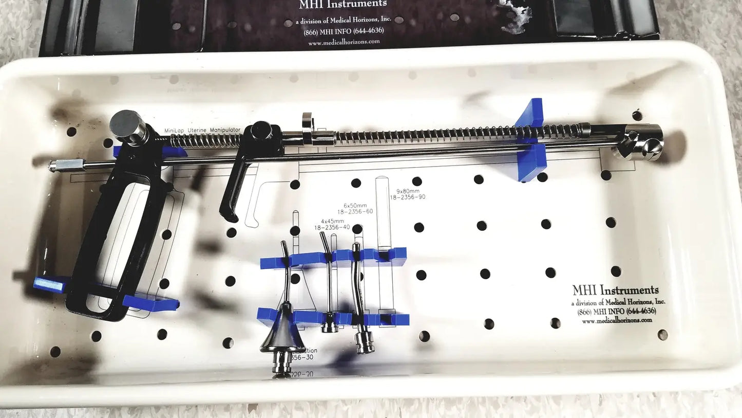 Reuse Medical MHI Instruments MiniLap Uterine Manipulator, Chromotubation Laparoscopic Instruments, second-hand product photo 1