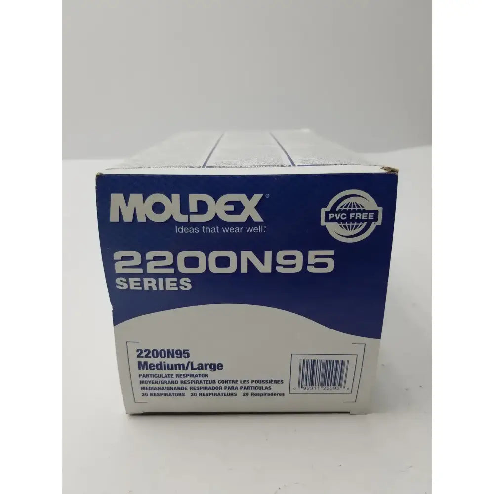Moldex 2200 N95 Particulate Medium/Large, 20 Masks Per Box Disposable Respirator, new product photo 5