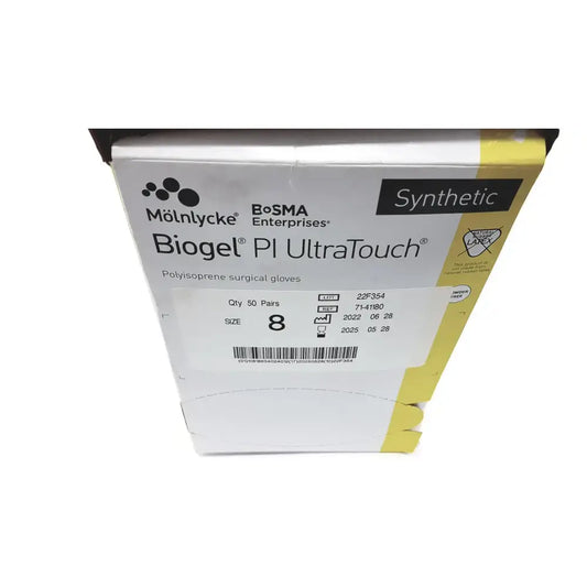 Molnlycke Biogel PI UltraTouch G Size 8 Box/50 EXP 05/2025 REF 71-41180 Surgical Gloves, second-hand product photo 2