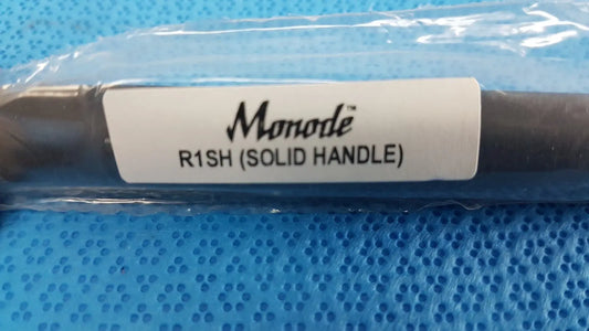 Monode 1sh solid handle durable metal marking tool with black cylindrical metal body wrapped in clear plastic packaging lot of 2