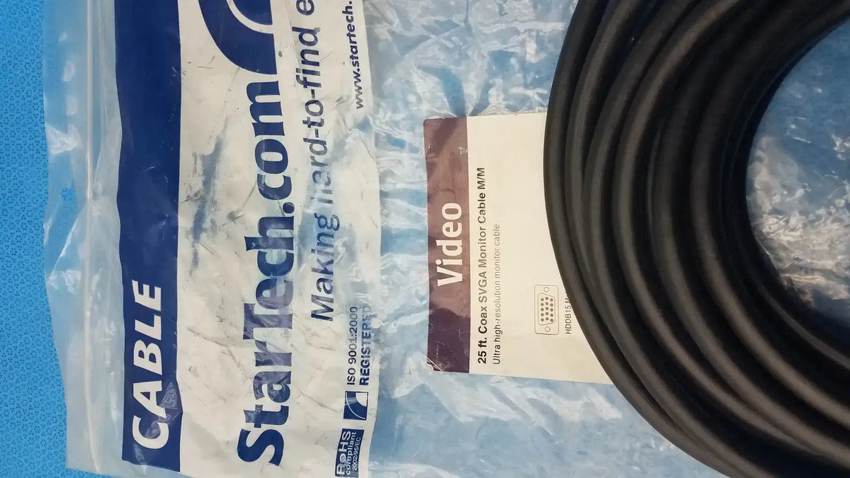 StarTech. Monoprice SVGA Monitor Cable AWM 20276 30V Low Voltage – E323003-C SVGA Monitor Cable, second-hand product photo 5
