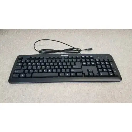 NCS USB KU-0325 USB Wired Plug and Play PC Computer Keyboard - Black Keyboard, second-hand product photo 2