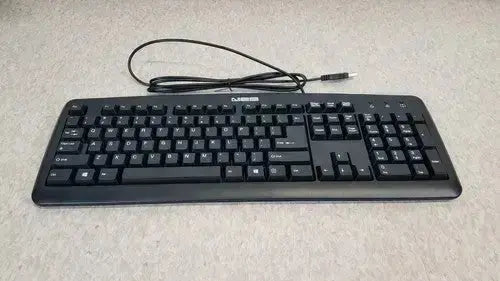 NCS USB KU-0325 USB Wired Plug and Play PC Computer Keyboard - Black Keyboard, second-hand product photo 2