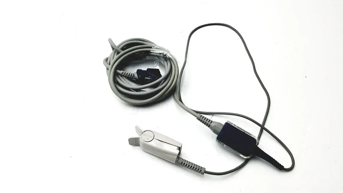 Nellcor DEC-4 / DEC-8 Sensor Extension Cable & OxiMax Spo2 Sensor Adult Pulse Oximetry Accessory, as-is (for parts) product photo 10