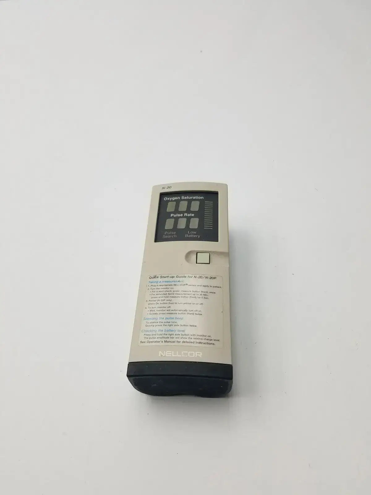 Nellcor N-20 Pulse Oximeter Pulse Oximeter, second-hand product photo 7