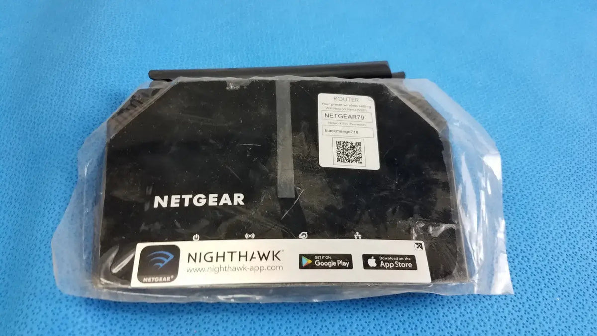 Reuse Medical NETGEAR Nighthawk AC1200 Dual Band WiFi Router – Model R6080 Wireless Routers, second-hand product photo 1
