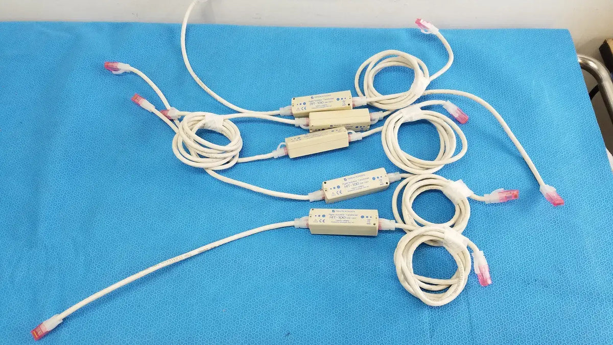 Reuse Medical Nihon Kohden HIT-100 QW-100Y Hyper Isolation Transformer w/ Cable Medical Cables & Cords, second-hand product photo 1