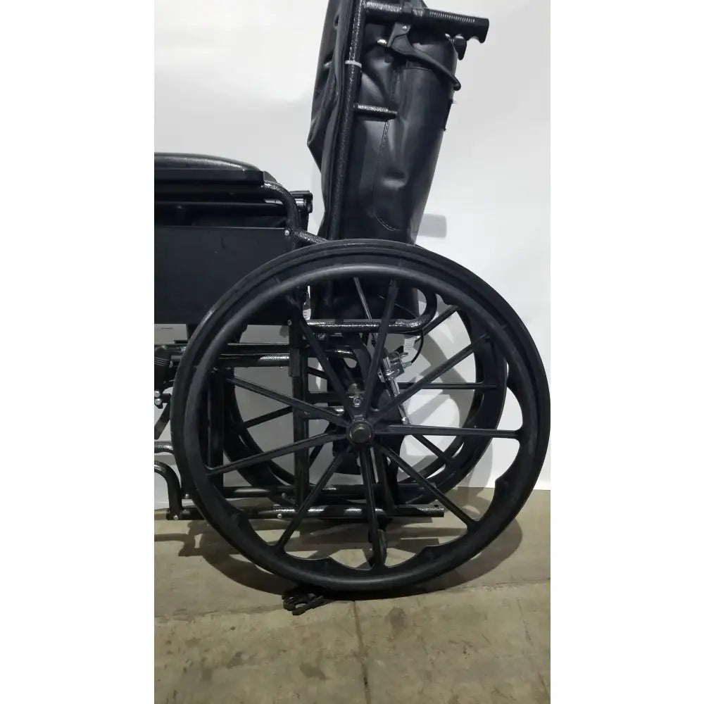 Reuse Medical Equipment Nova Folding Manual Wheelchair - Lightweight Black Padded Comfort Seat Wheelchairs, second-hand product photo 20