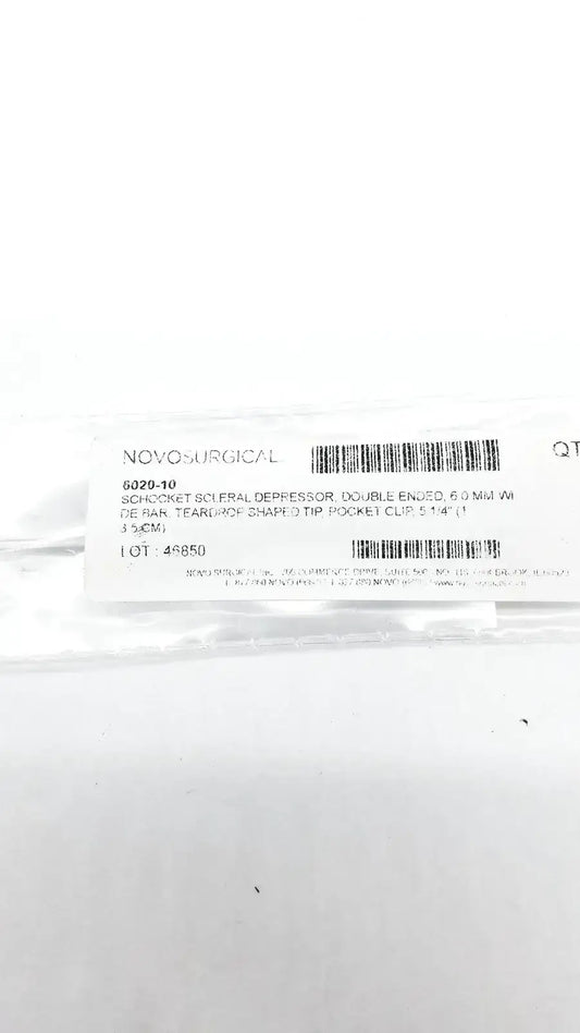Novo Surgical 6020-10 Schocket Scleral Depressor Surgical Instrument, second-hand product photo 2