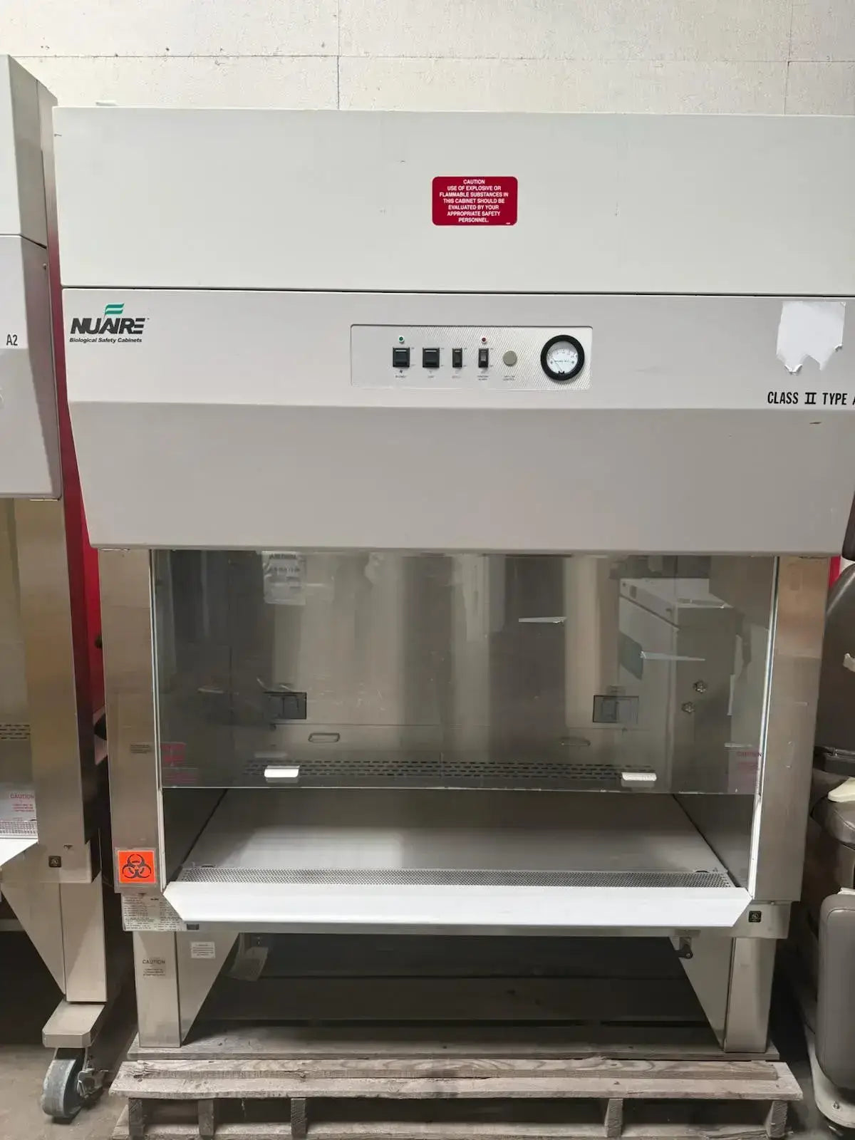 NuAire NU-629-400 Class II Type A2 Biological Safety Cabinet Biological Safety Cabinet, as-is (for parts) product photo 6
