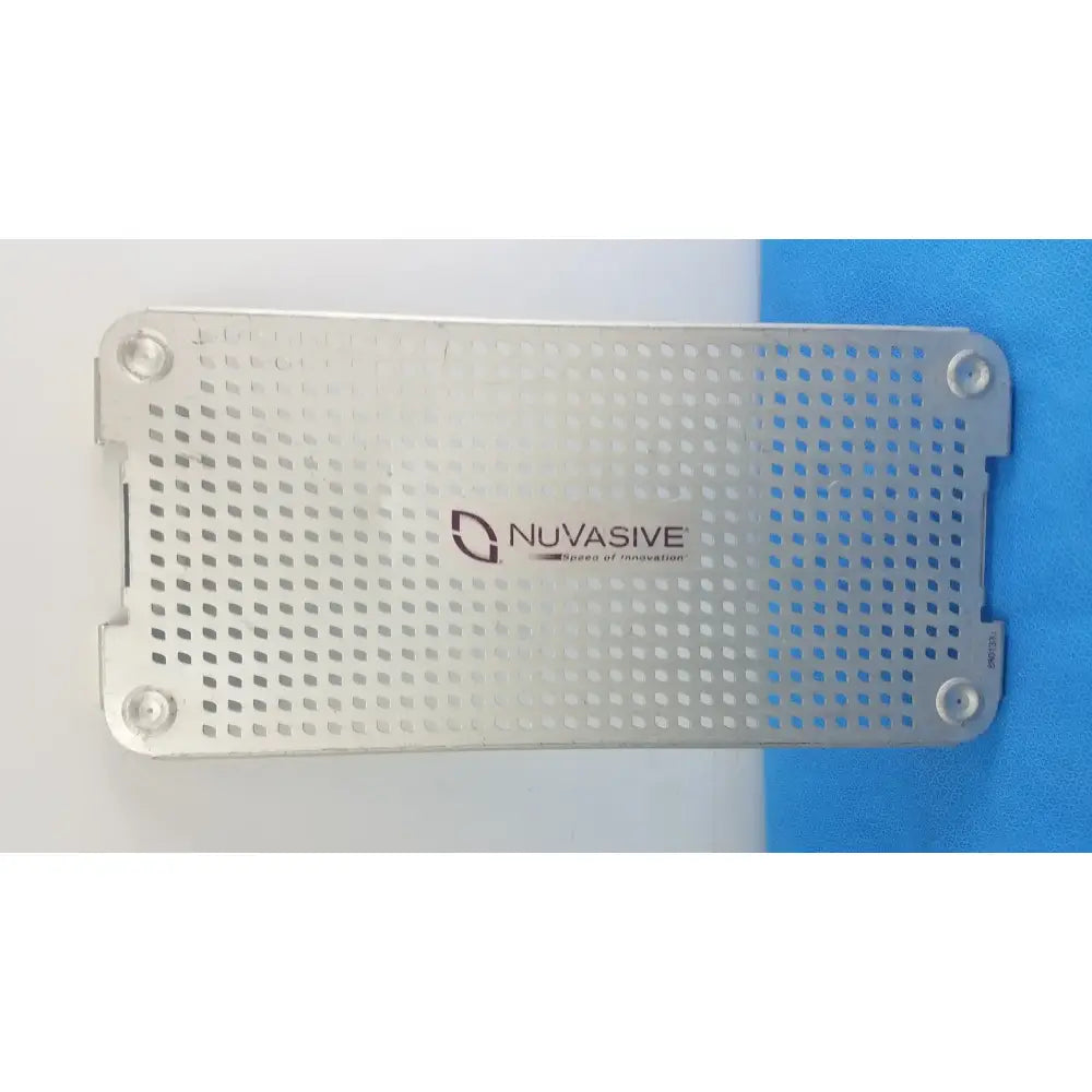 Reuse Medical NuVasive 8801330 Perforated Aluminum Surgical Instrument Tray Lid Replacement Sterilization Trays & Cases, second-hand product photo 1