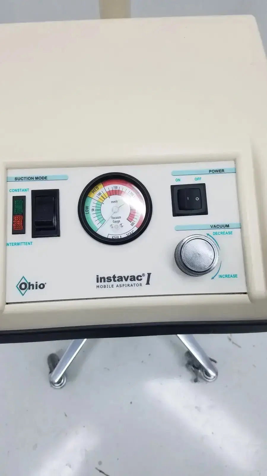 Ohio Medical Instavac l Portable Suctiion Pump With Stand Portable Suction Pump, second-hand product photo 9