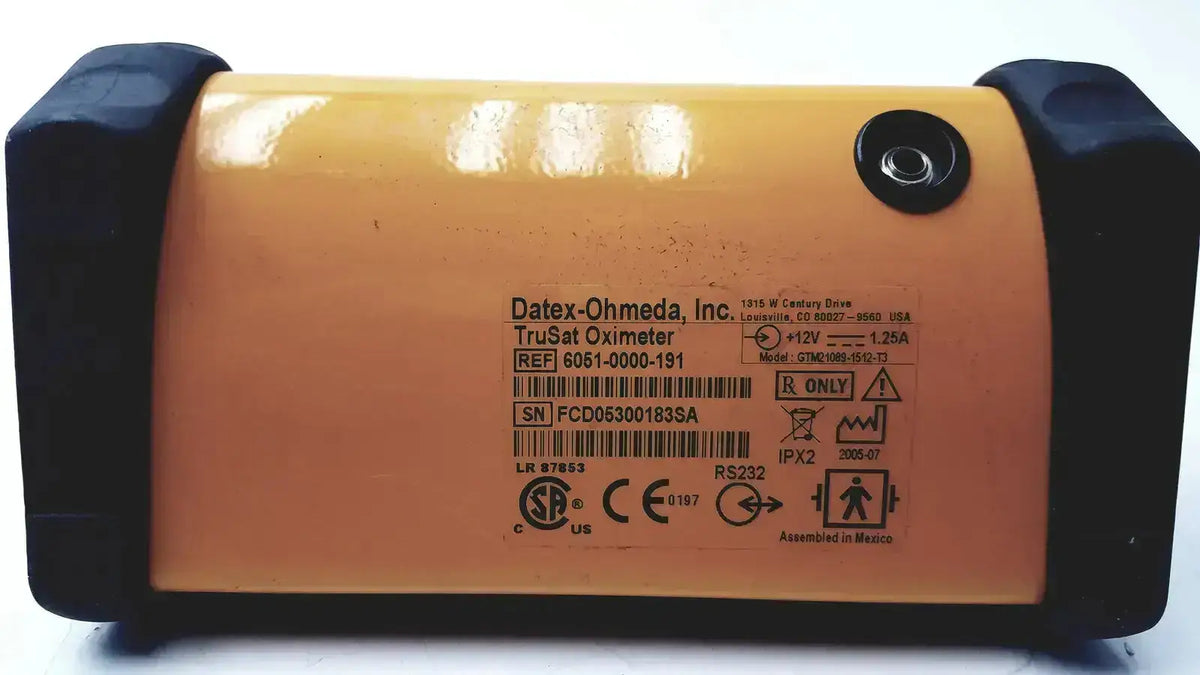 Ohmeda TruSat TruSignal Enhance Sp02 Oximeter 6051-0000-191 - Untested Pulse Oximeter, as-is (for parts) product photo 6